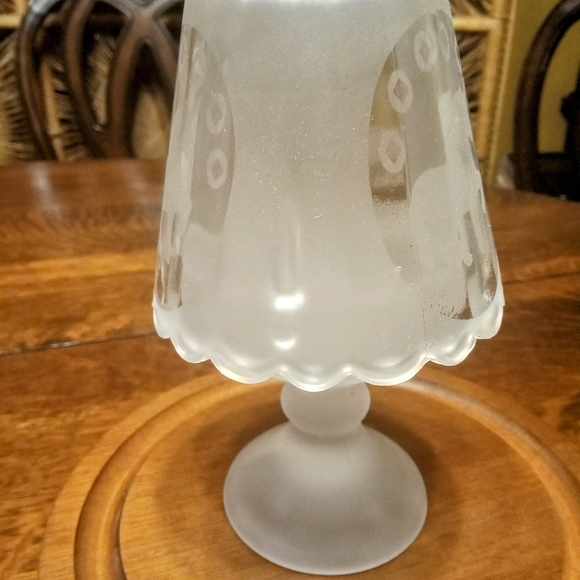 Frosted Glass Unicorn Fairy Lamp Tea Light - Picture 5 of 5
